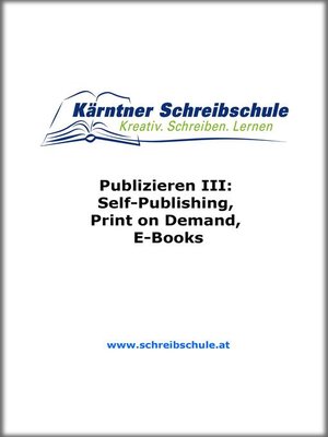 cover image of Publizieren III